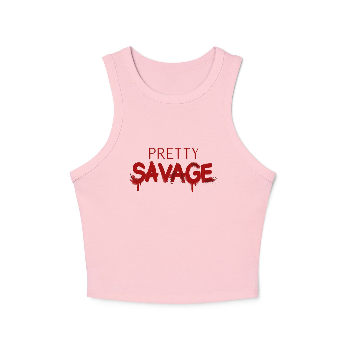 Pretty Savage Micro Rib Tank Top - Latina Muscle