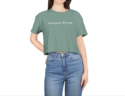 Chingona Energy Women's Crop Top - Latina Muscle