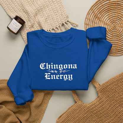 Chingona Energy - Embroidered Sweater