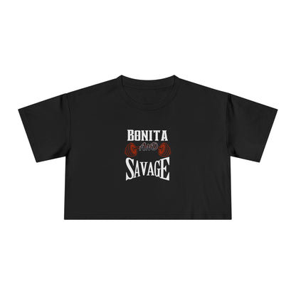 Bonita and Savage Crop Top - Latina Muscle