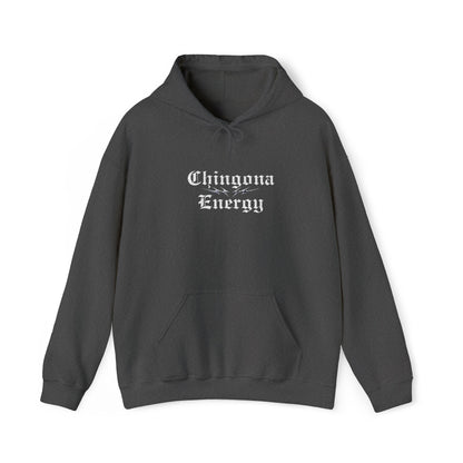 Chingona Energy- Embroidered Hoodie - Latina Muscle