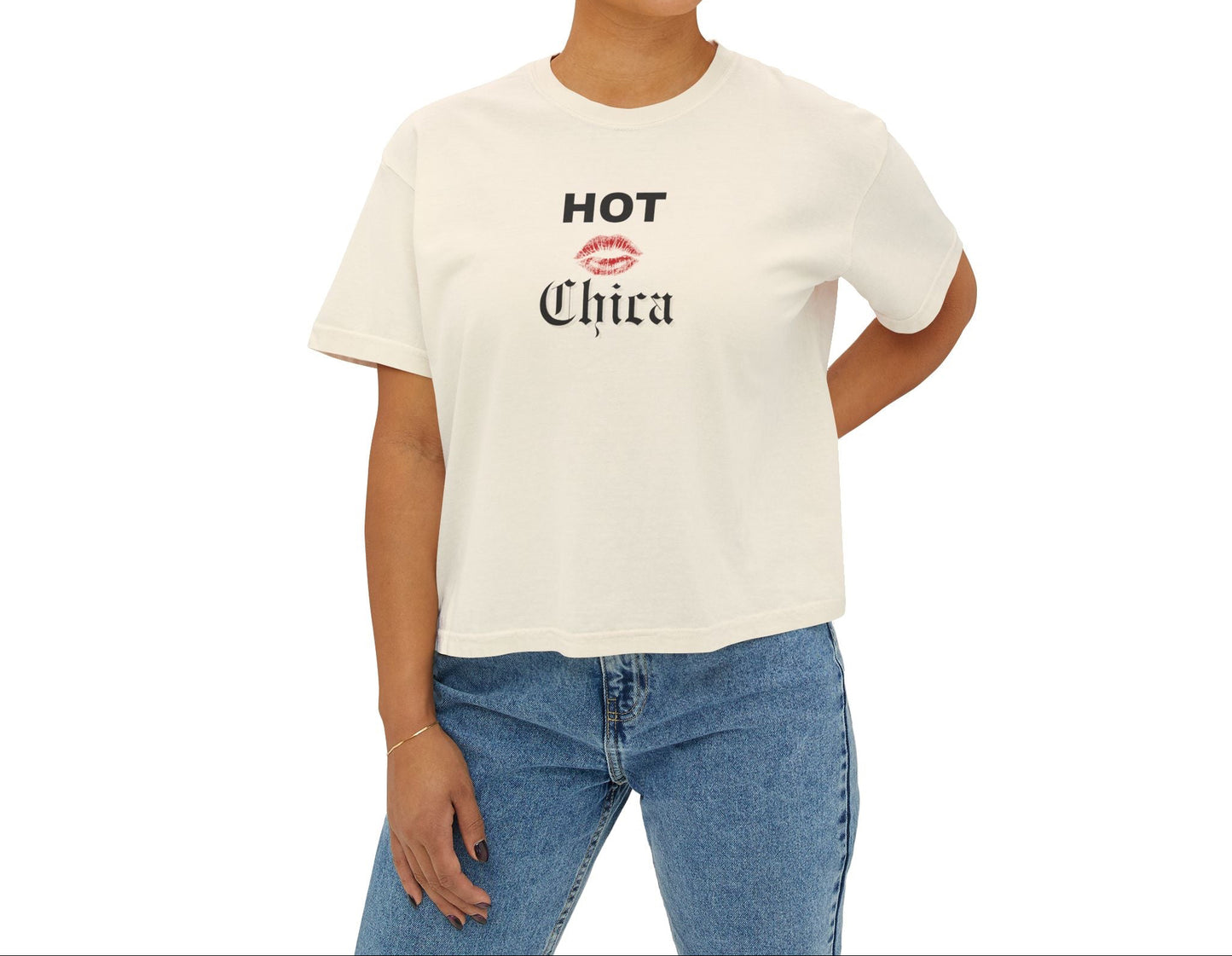 Hot Chica Boxy Tee - Latina Muscle