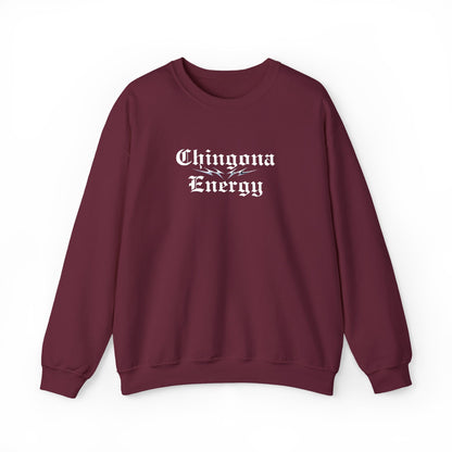 Chingona Energy - Embroidered Sweater