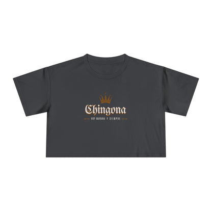 Chingona Crown Crop Top - Latina Muscle