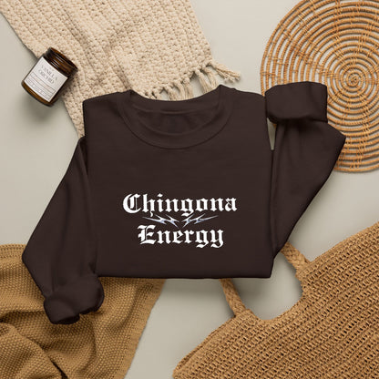 Chingona Energy - Embroidered Sweater