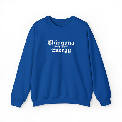 Chingona Energy - Embroidered Sweater