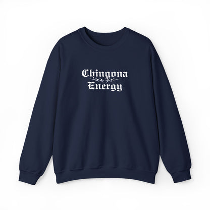 Chingona Energy - Embroidered Sweater