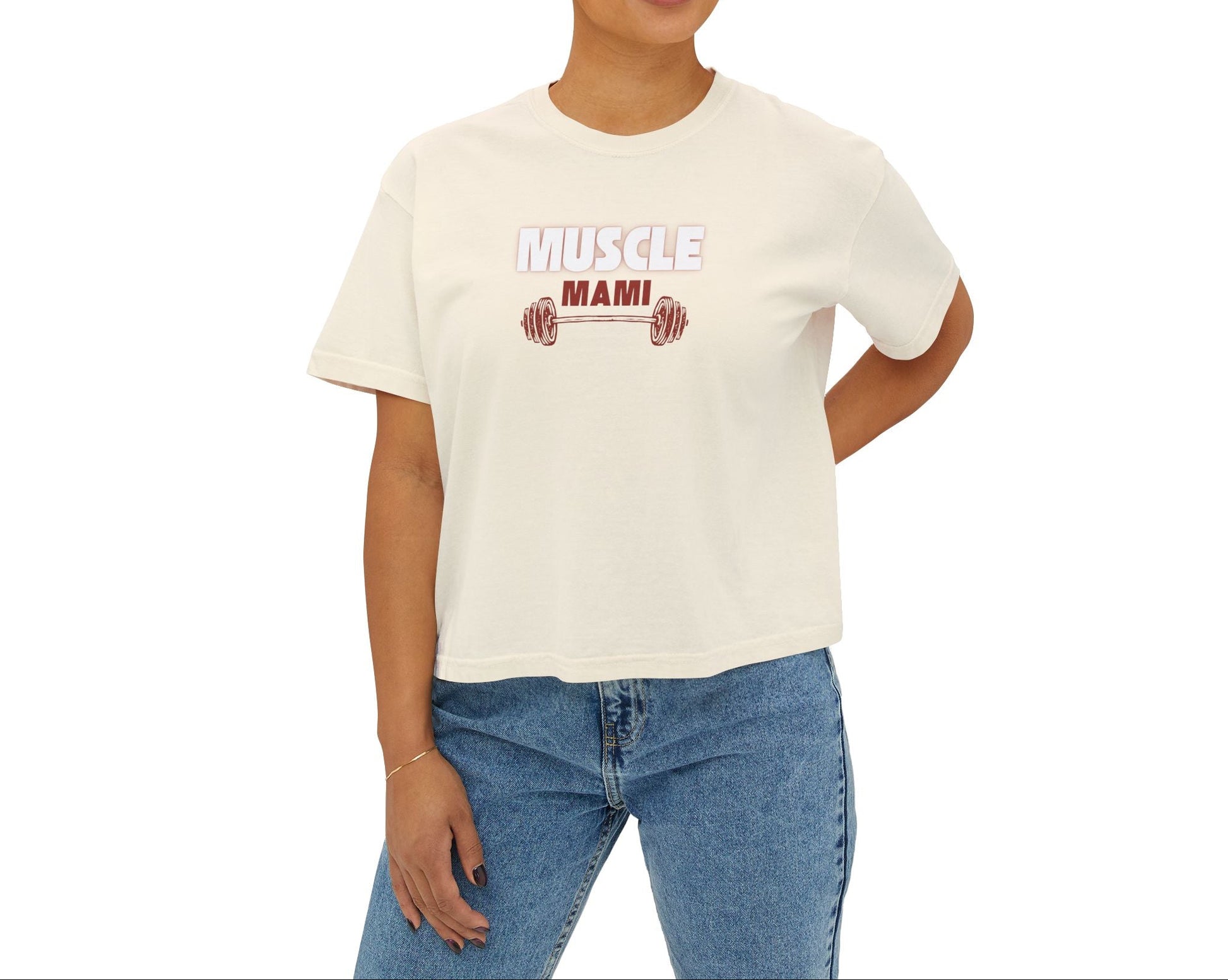 Muscle Mami Boxy Tee - Latina Muscle