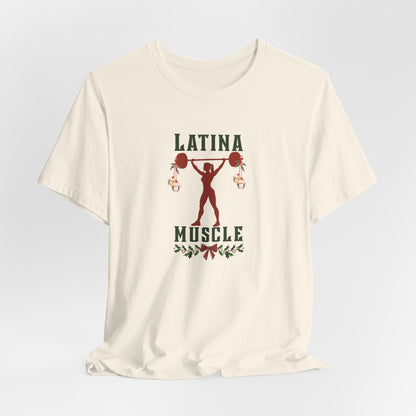 Latina Muscle Christmas Tee