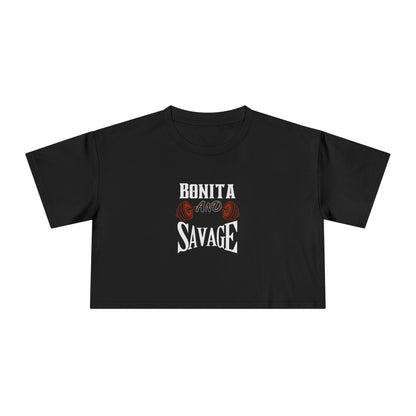 Bonita and Savage Crop Top - Latina Muscle