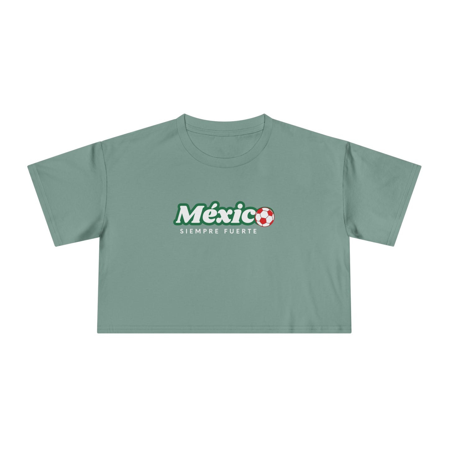México Siempre Fuerte Crop Top