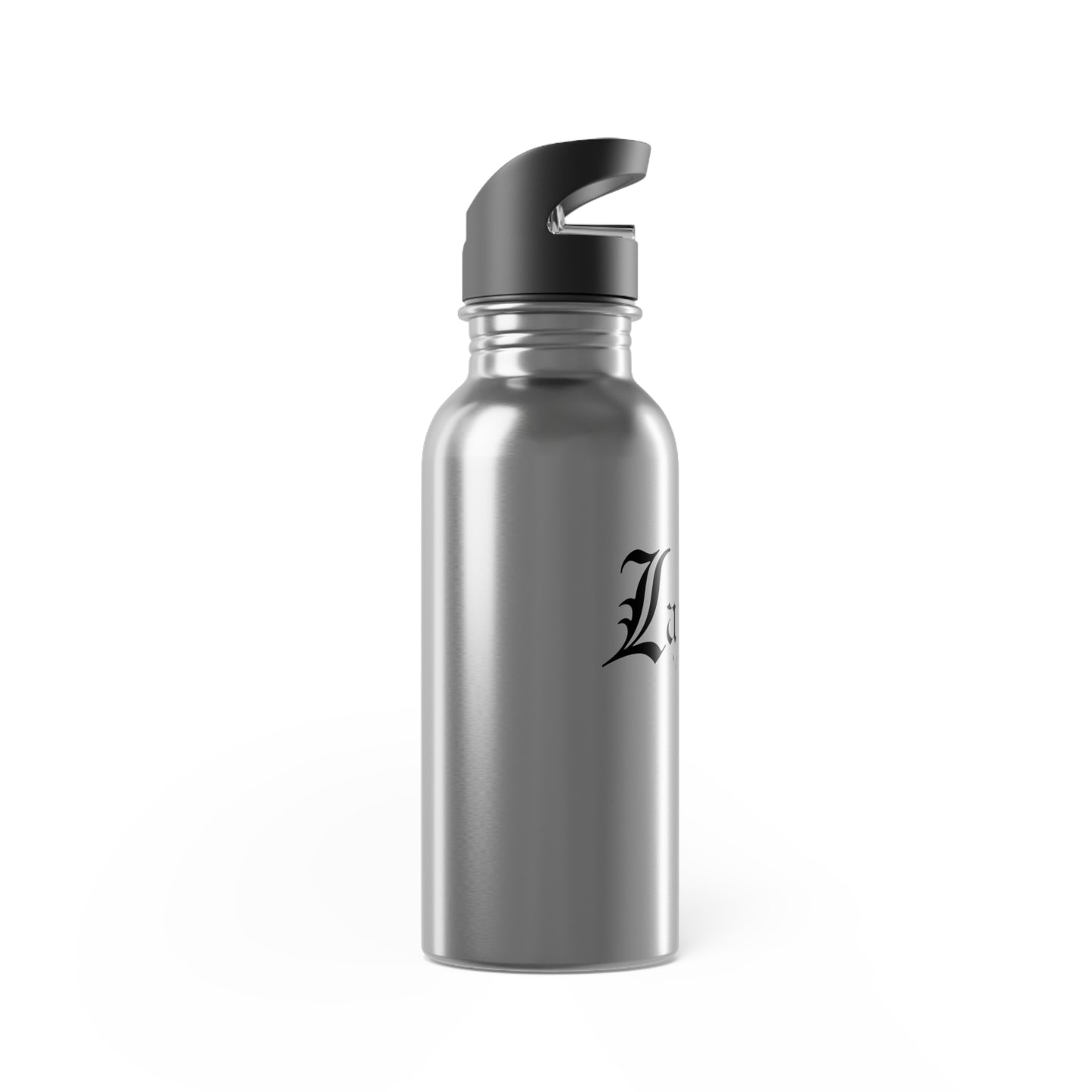 Latina Muscle Stainless Steel Water Bottle with Straw — 20oz