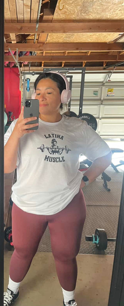 Latina Muscle Barbell Edition Tee - Latina Muscle