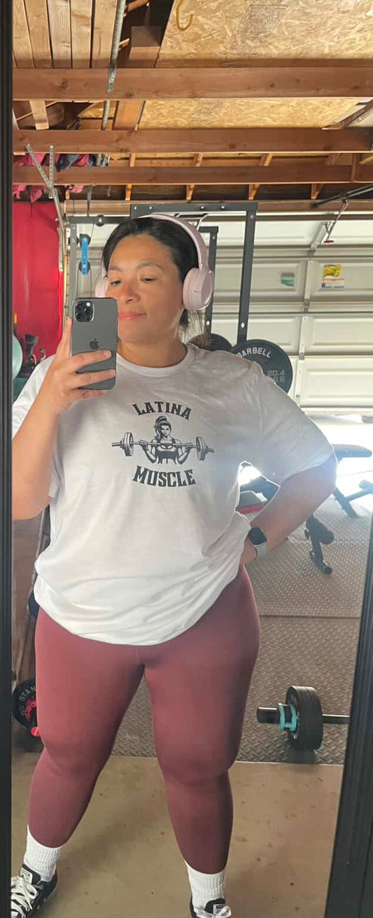 Latina Muscle Barbell Edition Tee - Latina Muscle