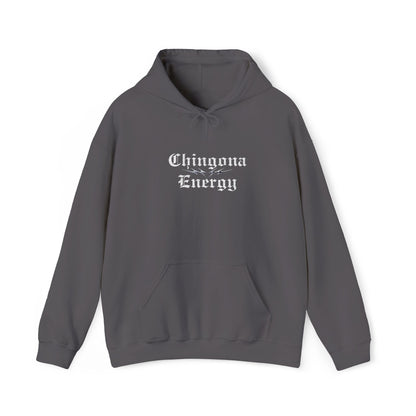 Chingona Energy- Embroidered Hoodie - Latina Muscle