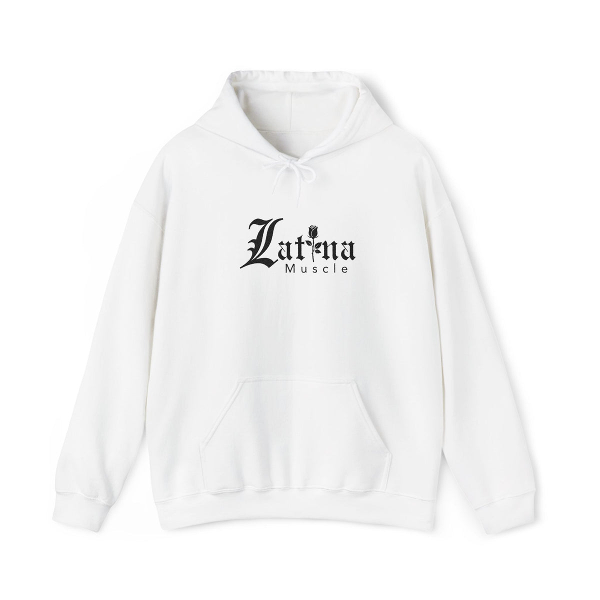 Latina Muscle Hoodie- Rose Design - Latina Muscle