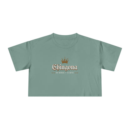 Chingona Crown Crop Top - Latina Muscle