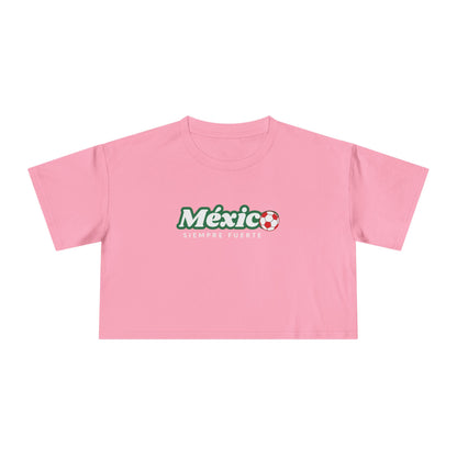 México Siempre Fuerte Crop Top