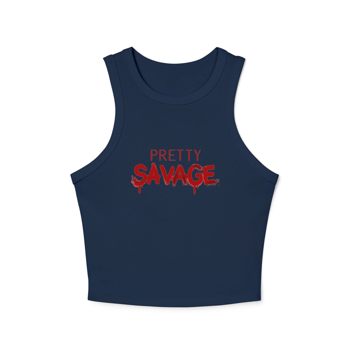 Pretty Savage Micro Rib Tank Top - Latina Muscle