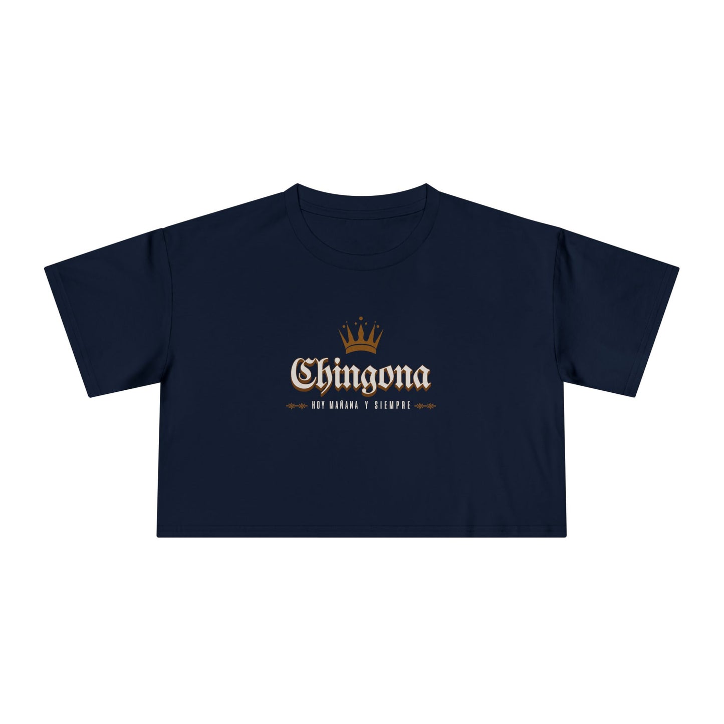 Chingona Crown Crop Top - Latina Muscle