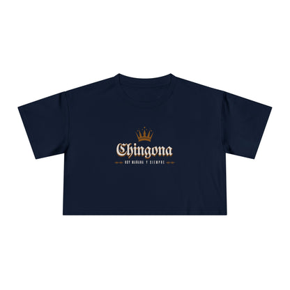 Chingona Crown Crop Top - Latina Muscle