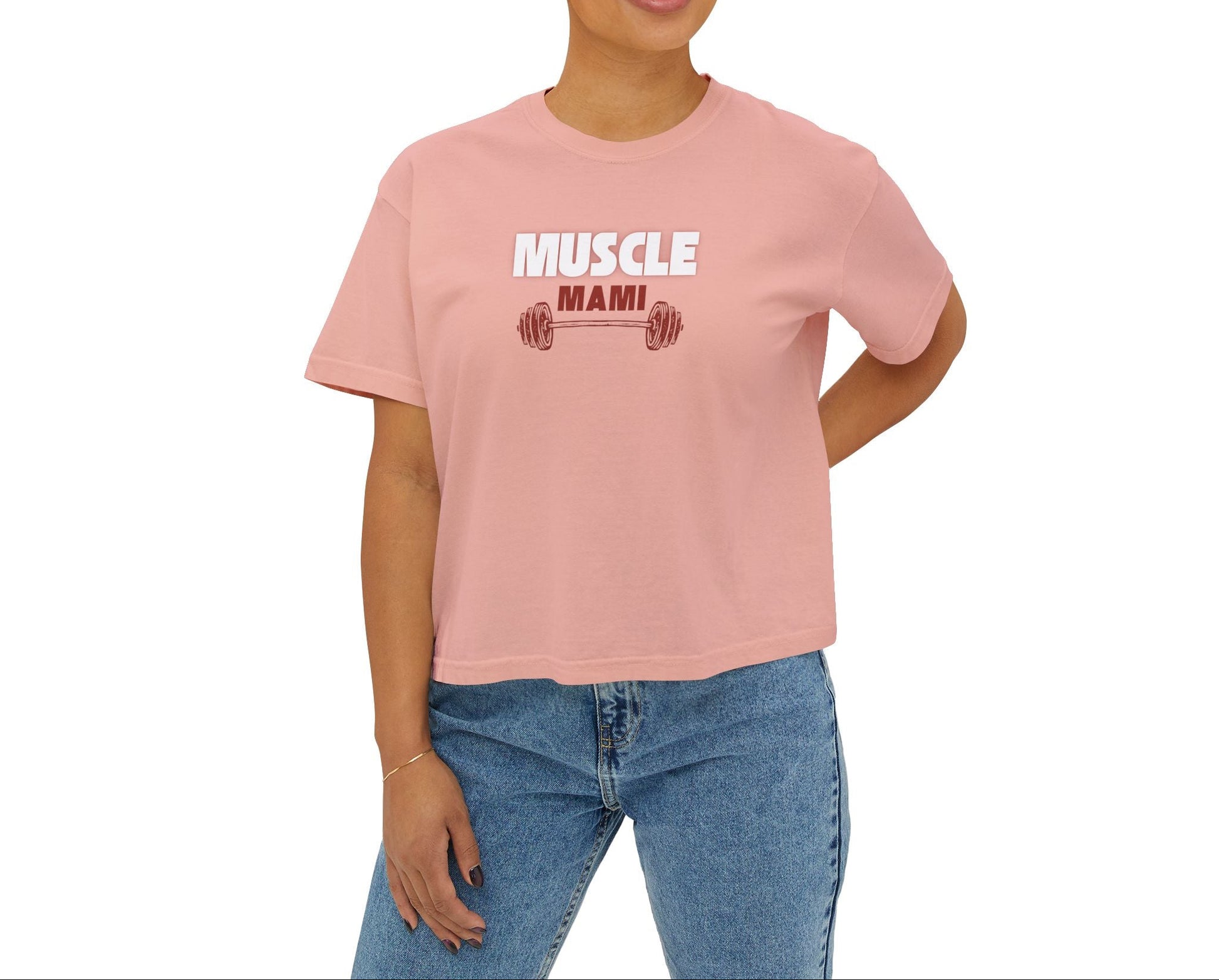 Muscle Mami Boxy Tee - Latina Muscle