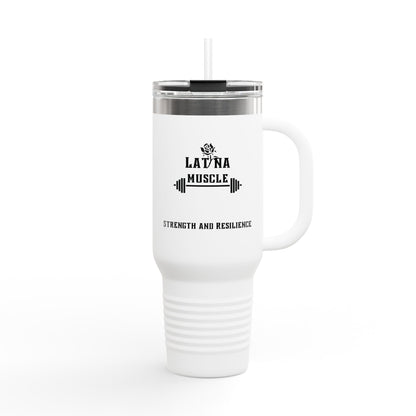 Latina Muscle Insulated Travel Tumbler - Latina Muscle