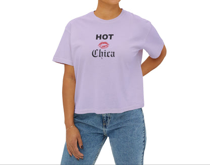 Hot Chica Boxy Tee - Latina Muscle