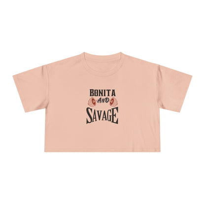 Bonita and Savage Crop Top - Latina Muscle