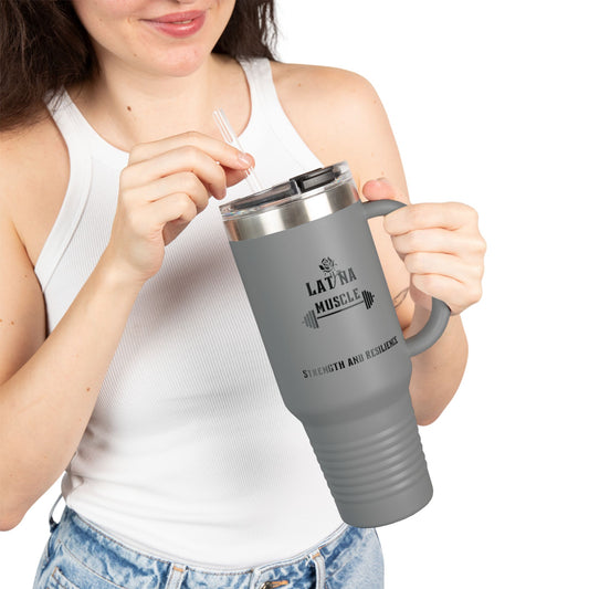 Latina Muscle Insulated Travel Tumbler - Latina Muscle
