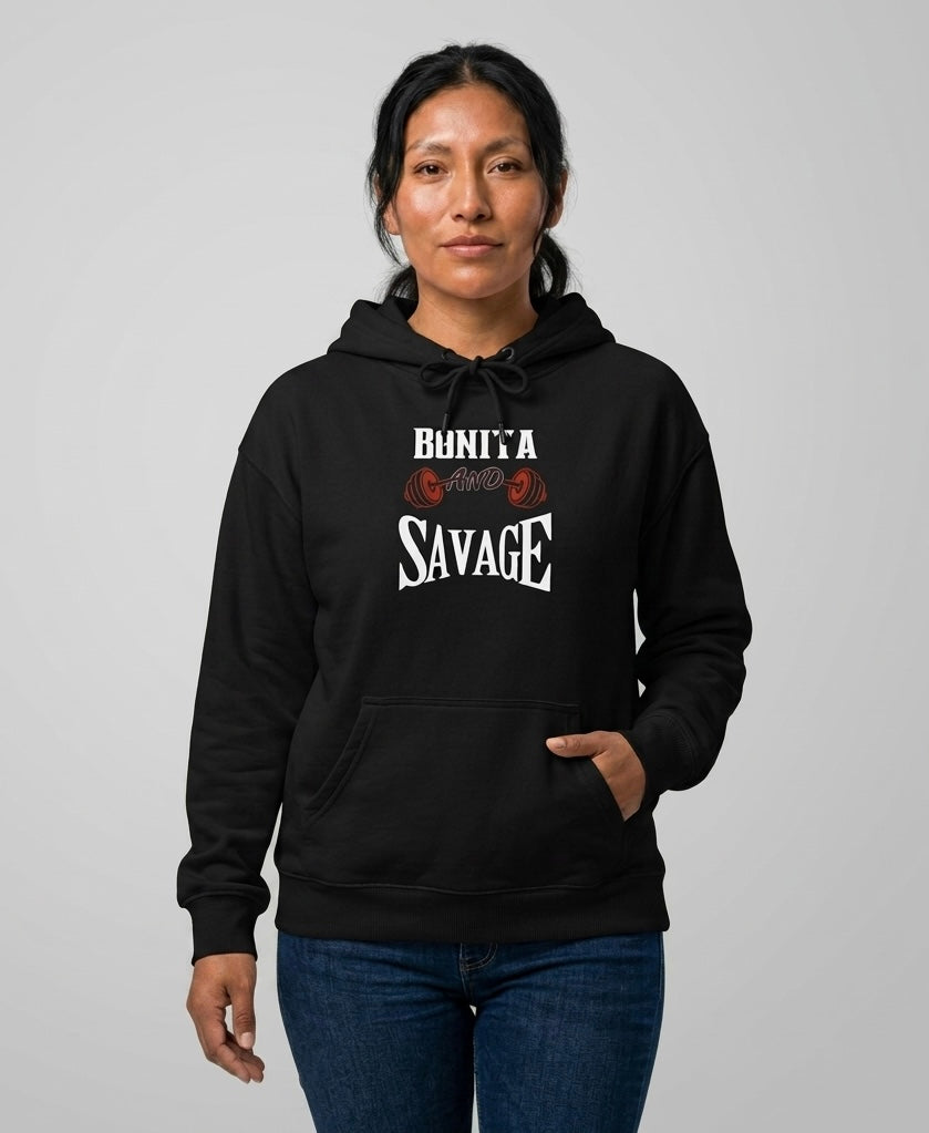 Bonita And Savage Hoodie - Latina Muscle