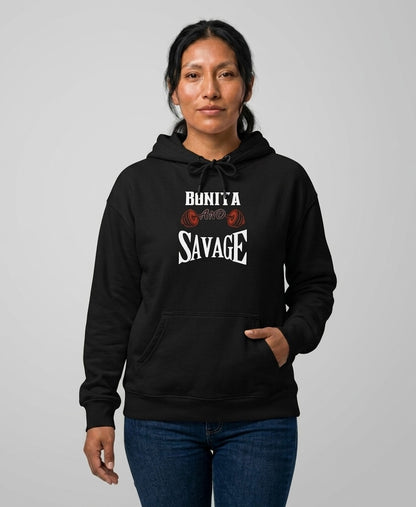 Bonita And Savage Hoodie - Latina Muscle