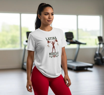 Latina Muscle Christmas Tee