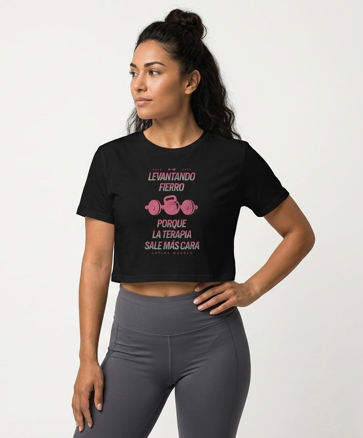 Levantando Fierro Crop Top - Latina Muscle