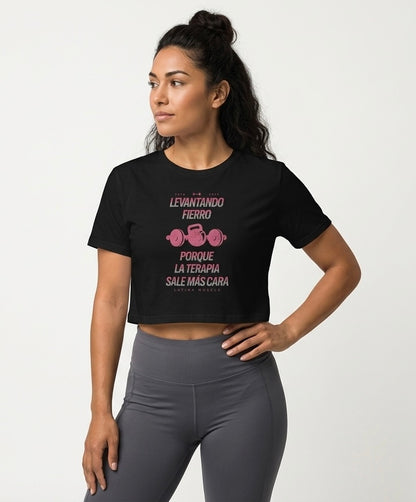 Levantando Fierro Crop Top - Latina Muscle