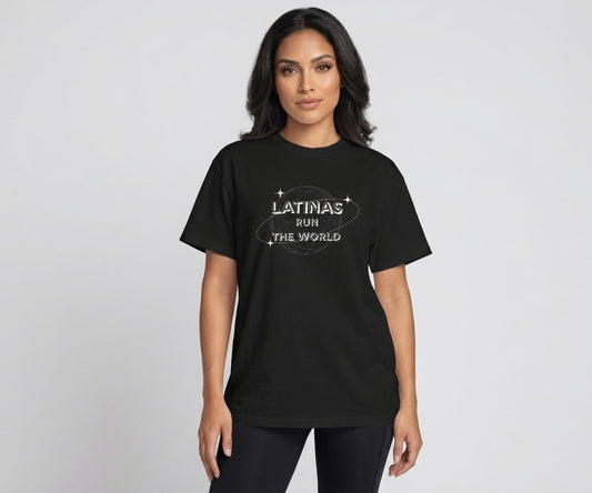 Latinas Run the World Tee - Latina Muscle