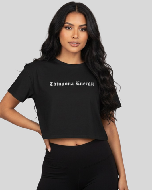 Chingona Energy Women's Crop Top - Latina Muscle