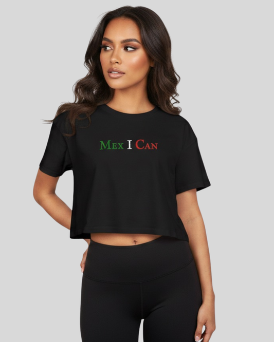 Mex I Can Crop Top - Latina Muscle