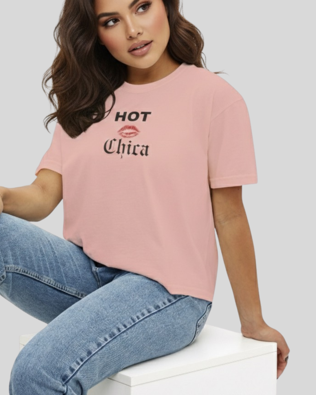 Hot Chica Boxy Tee - Latina Muscle