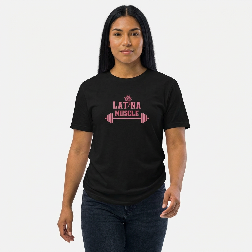 Latina Muscle Tee Pink Letter Edition - Latina Muscle