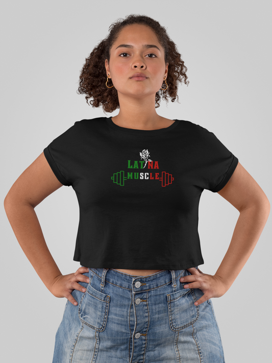 Crop Top Latina Muscle Mexican Pride - Latina Muscle
