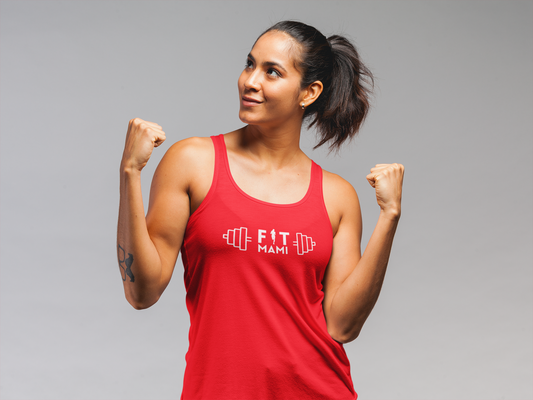 Fit Mami  Racerback Tank Top - Latina Muscle
