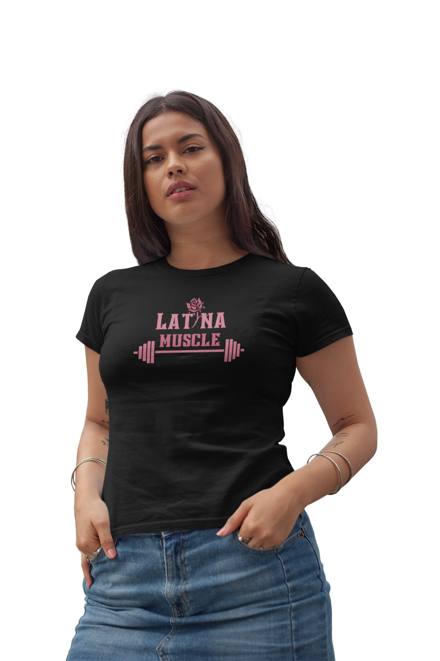 Latina Muscle Shirt Pink Letter Edition - Latina Muscle